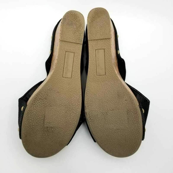 Montego Bay Club Slide Studded Sandals Black Sz 8 - Picture 10 of 12